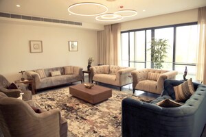 Living Room in 4 BHK Apartment at MAIA Pelican Grove, Jakkuru – for Sale