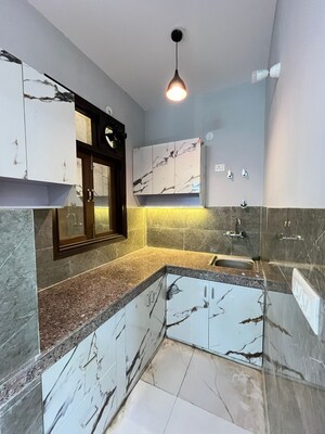 Kitchen in 2 BHK Builder Floor at Saket – for Rent