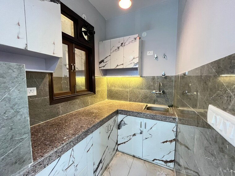 Kitchen, saket 2 Bedroom 950 Sq.Ft. Builder Floor In Saket Delhi 9497948