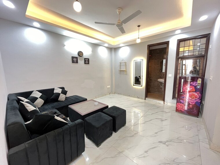 Living Room, saket 2 Bedroom 950 Sq.Ft. Builder Floor In Saket Delhi 9497948
