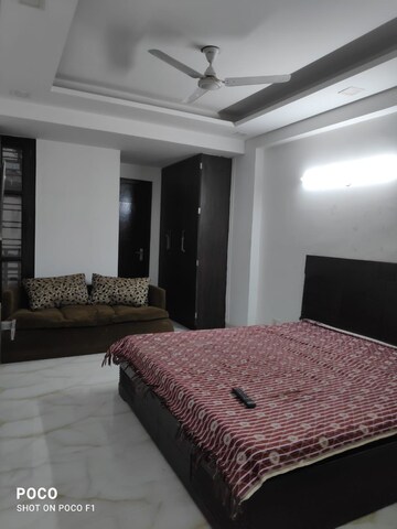 Bedroom in 2 BHK Builder Floor at Ansal Sushant Lok I, Sector 43 – for Rent