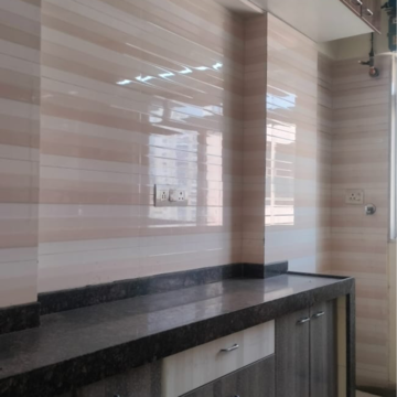 Kitchen in 3 BHK Apartment at Gurukrupa Sunil Apartments, Goregaon West – for Rent