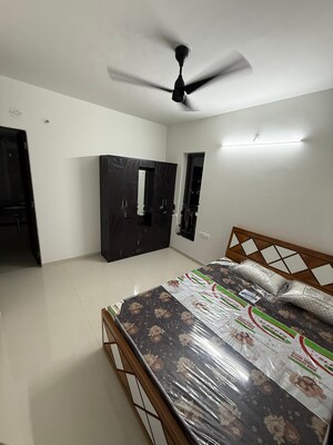 Bedroom in 2 BHK Apartment at Shapoorji Pallonji Sensorium, Hinjewadi – for Rent