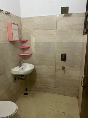 Bathroom in 3 BHK Apartment at Devbhoomi Elite Homez, Patiala Road – for Rent