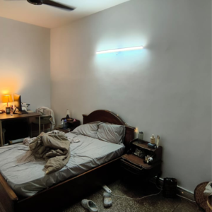 Bedroom in 1 BHK Builder Floor at Malviya Nagar – for Rent