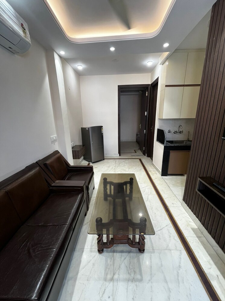 Living Room, lajpat nagar i 1.5 Bedroom 650 Sq.Ft. Builder Floor In Lajpat Nagar I Delhi 9498244