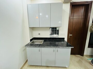 Kitchen in 1 RK Builder Floor at Freedom Fighters Enclave – for Rent