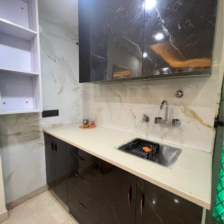 Kitchen, malviya nagar 1 Bedroom 400 Sq.Ft. Builder Floor In Malviya Nagar Delhi 9498241