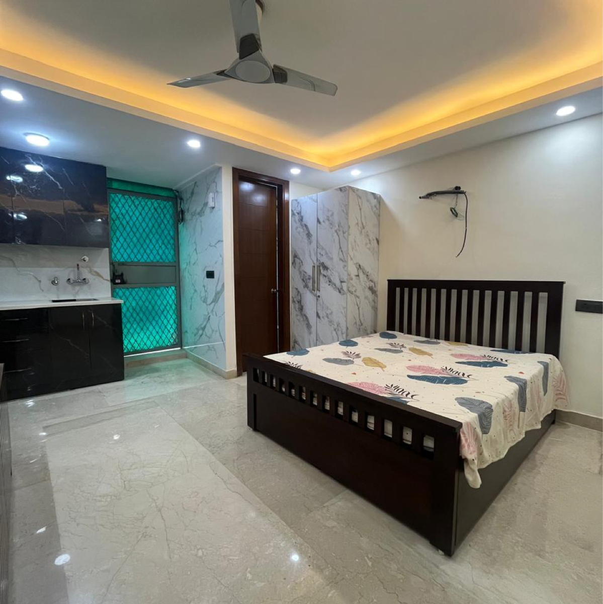 1 BHK + Study Room Builder Floor For Rent in Malviya Nagar