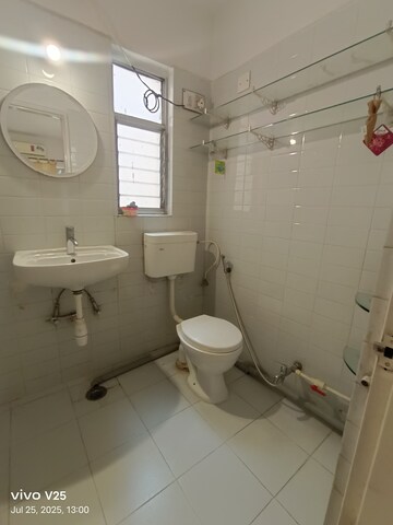 Bathroom in 2 BHK Apartment at Madhusudan Park, Koregaon Park – for Rent