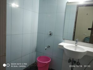 Bathroom in 3 BHK Apartment at Megapolis Sangria Towers, Hinjewadi – for Rent