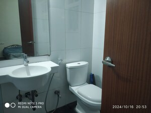 Bathroom in 3 BHK Apartment at Megapolis Sangria Towers, Hinjewadi – for Rent