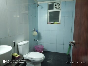 Bathroom in 3 BHK Apartment at Megapolis Sangria Towers, Hinjewadi – for Rent