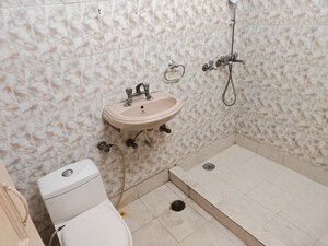 Bathroom in 4 BHK Builder Floor at Gujranwala Town – for Rent