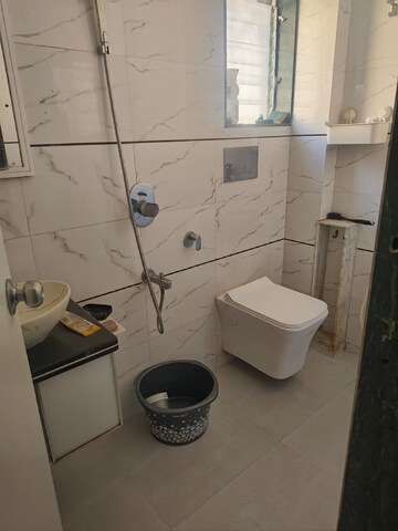 Bathroom in 1 BHK Apartment at Nisarg CHS Seawoods, Seawoods – for Sale