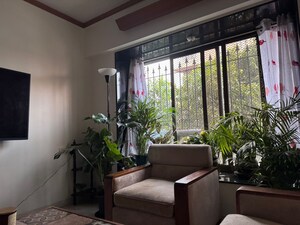 Living Room in 1 BHK Apartment at Shangrila Vaibhav CHS, Bandra West – for Rent