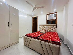 Bedroom in 1 BHK Builder Floor at Freedom Fighters Enclave – for Rent