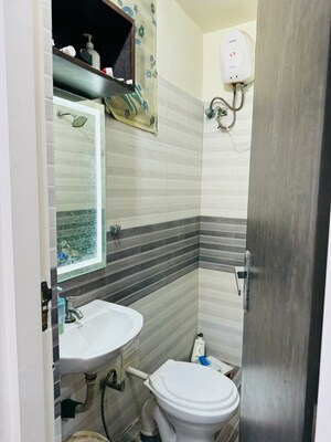 Bathroom in 2 BHK Apartment at Changodar – for Rent