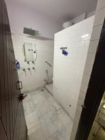 Bathroom in 2 BHK Builder Floor at Kalkaji – for Rent