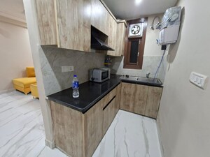 Kitchen in 1 BHK Apartment at Palm Residency Chhatarpur, Chattarpur – for Rent