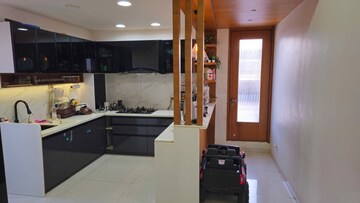 Kitchen in 3 BHK Penthouse at Chandkheda – for Rent