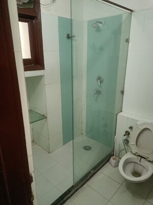 Bathroom in 3 BHK Apartment at Highland Park Chandigarh, Bhabat – for Rent