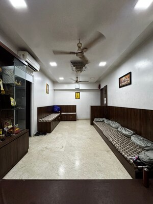 Living Room in 1 BHK Apartment at Dosti Planet North, Shilphata – for Sale