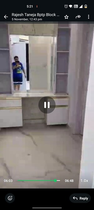 Bathroom in 4 BHK Builder Floor at BPTP District Phase 2, Sector 84 – for Rent