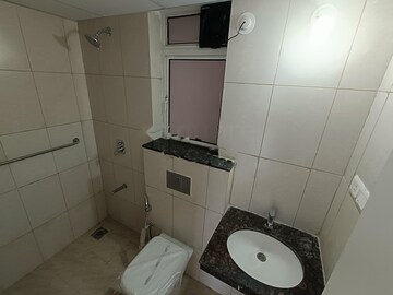 Bathroom in 3 BHK Apartment at Godrej Boulevard, Manjari – for Rent