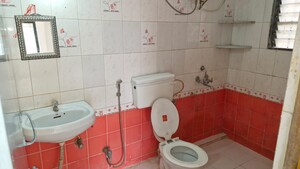 Bathroom in 3 BHK Apartment at Belvalkar Mitrangan, Baner – for Rent