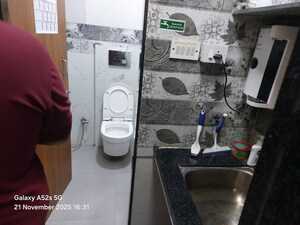 Bathroom in  Office Space at Cbd Belapur Sector 11 – for Rent