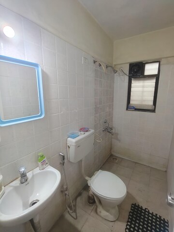 Bathroom in 2 BHK Apartment at DNV Elite Homes, Tathawade – for Rent