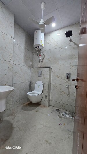 Bathroom in 3 BHK Builder Floor at Chattarpur – for Rent