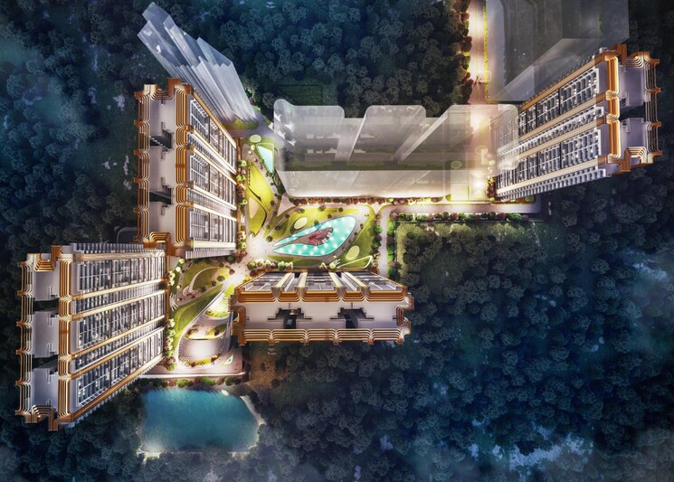 Exterior View, m3m-crown 3 Bedroom 1555 Sq.Ft. Apartment In Sector 111 Gurgaon 9499033