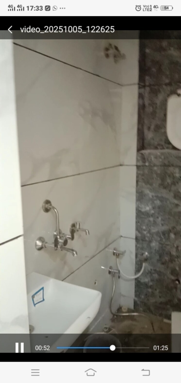 Bathroom, dwarka mor 1.5 Bedroom 648 Sq.Ft. Independent House In Dwarka Mor Delhi 9499036