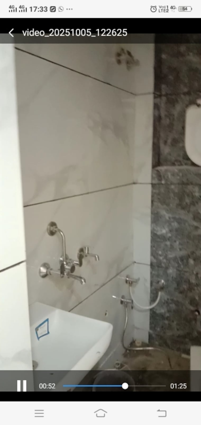 Bathroom, dwarka mor 1.5 Bedroom 648 Sq.Ft. Independent House In Dwarka Mor Delhi 9499036