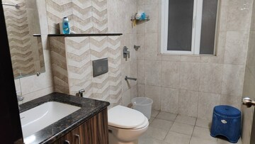 Bathroom in 3 BHK Apartment at Pashmina Waterfront, Old Madras Road – for Rent
