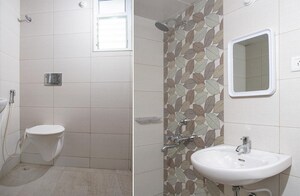 Bathroom in 3 BHK Apartment at Accurate Wind Chimes, Gachibowli – for Rent