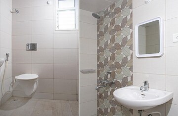 Bathroom in 3 BHK Apartment at Accurate Wind Chimes, Gachibowli – for Rent