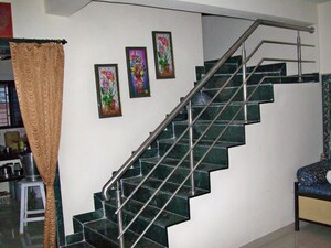 Staircase in 2 BHK Villa at Suyash Shrusti CHS, Fursungi – for Sale