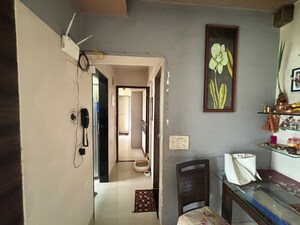 Living Room in 1 BHK Apartment at Panchsheel Gardens, Kandivali West – for Rent