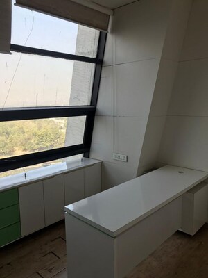 Kitchen in  Office Space at Chharodi Village – for Rent