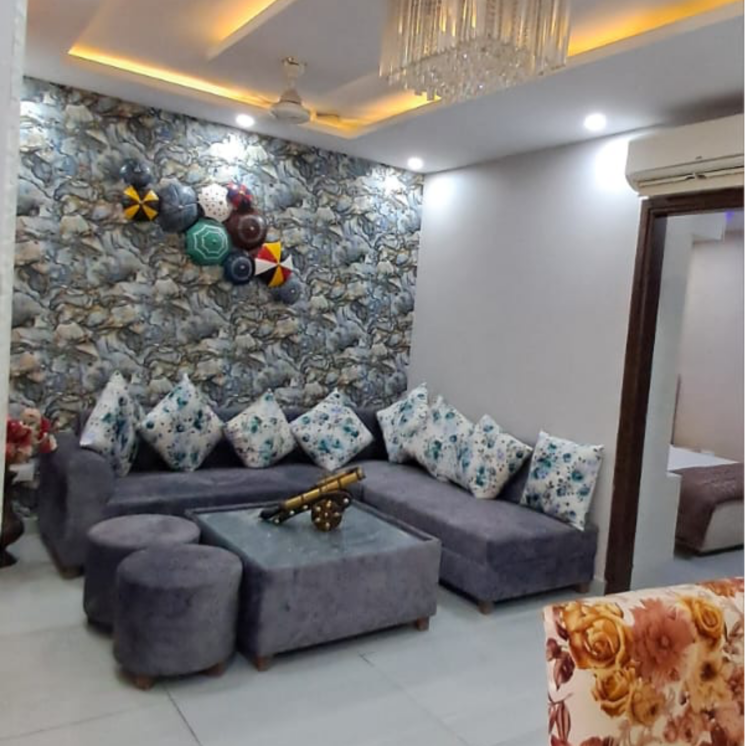 Living Room, skyline-elevate 3 Bedroom 1350 Sq.Ft. Apartment In International Airport Road Zirakpur 9499380