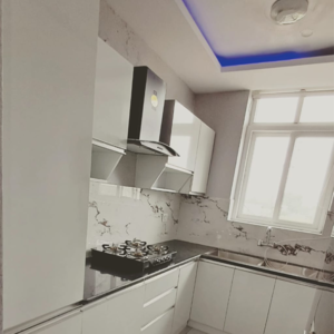 Kitchen in 3 BHK Apartment at Skyline Elevate, International Airport Road – for Sale