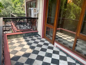 Balcony in 3 BHK Builder Floor at Kailash Colony – for Rent