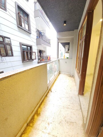 Balcony in 2 BHK Builder Floor at Chattarpur – for Rent