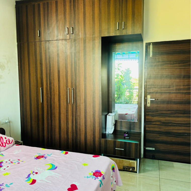 Bedroom, pir machalla 4 Bedroom 2210 Sq.Ft. Apartment In Pir Machalla Zirakpur 9499475