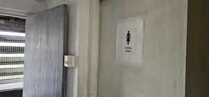 Bathroom in  Office Space at Parshwanath Business Park, Prahlad Nagar – for Rent