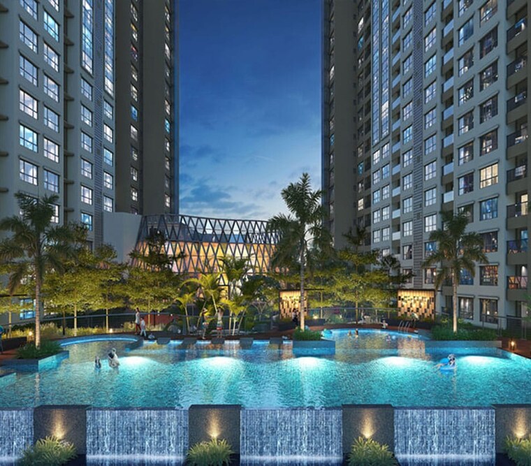 Swimming Pool, siddha-sky 1 Bedroom 405 Sq.Ft. Apartment In Sion Mumbai 9499545