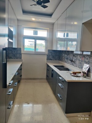 Kitchen in 4 BHK Builder Floor at Sector 15 – for Rent